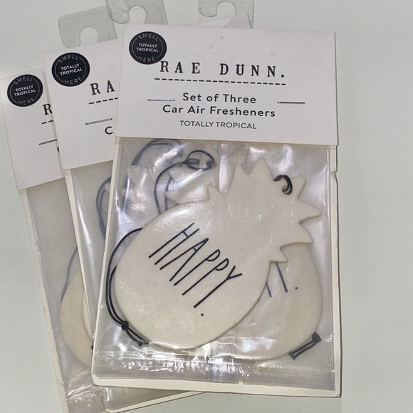 Rae Dunn Happy Car Air Freshener Set - Picture 1 of 3